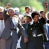 выход из тюрьмы Нельсона Мандела