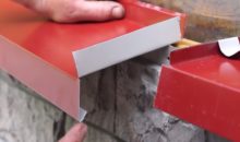 Как установить отливы на пластиковые окна?
