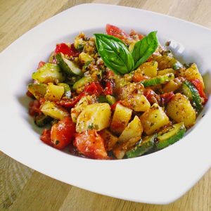 Рецепт рагу из кабачков с картофелем