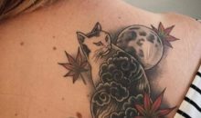 Сюрреалистичные татуировки кошек: 13 фото