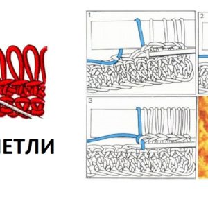 Как связать мочалку крючком с вытянутыми петлями?