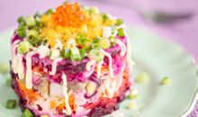 3 быстрых и вкусных салата для новогоднего стола