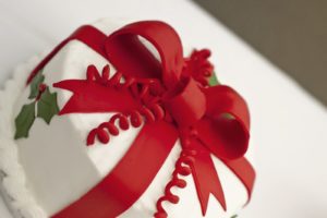 Новогодний торт из мастики своими руками