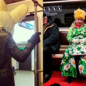 11 фото из вагонов метро: у этих людей стиль «без границ»