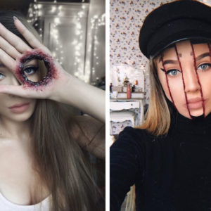 Пугает и завораживает: 12 удивительных преображений от визажиста из Литвы