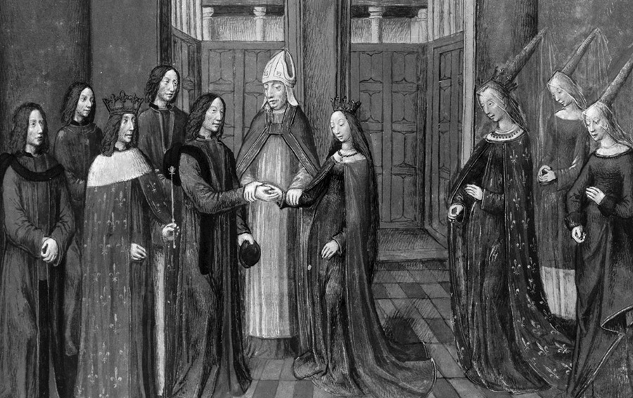свадьба в средневековье