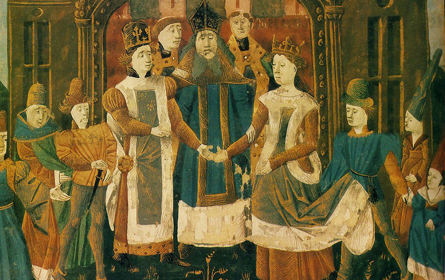 свадьба в средневековье 