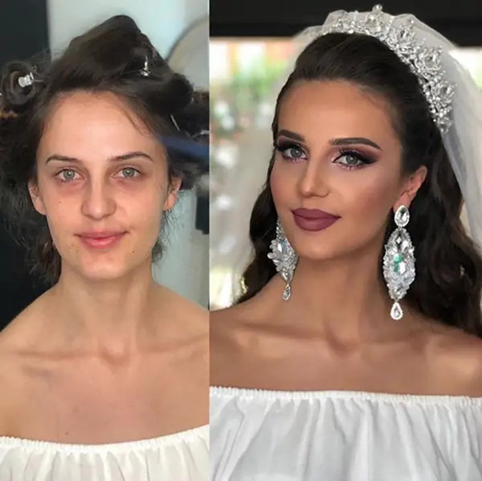 11 раз когда жених сильно удивился увидев невесту со свадебным макияжем