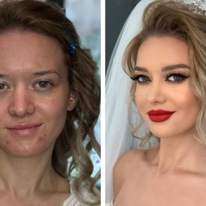 Жених в шоке: 11 невест до и после макияжа — будто две разные девушки