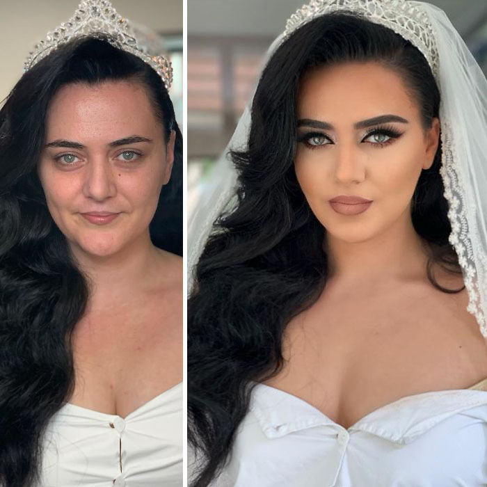 11 раз когда жених сильно удивился увидев невесту со свадебным макияжем