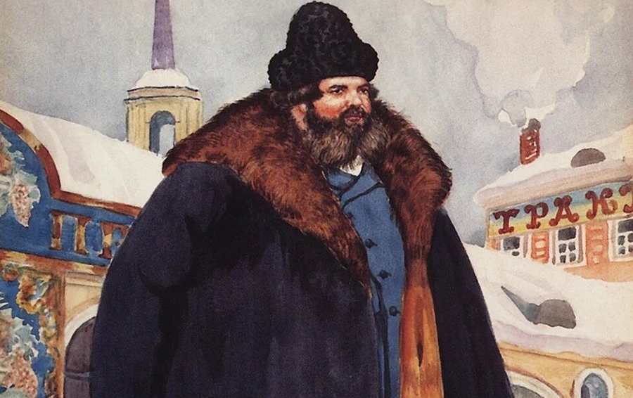 Фото: Кустодиев Б. стирка на Руси