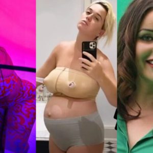 Накладки на грудь и “рыхлый” живот: 8 звёзд честно показали фигуры после родов