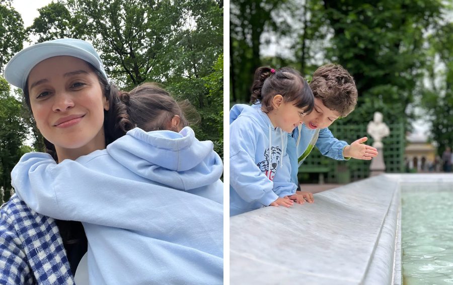 Фото: соцсети Равшана Куркова с детьми