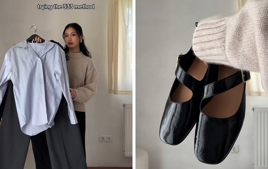 Фото: кадр из видео - Thanya Wong Метод 333 для капсульного гардероба