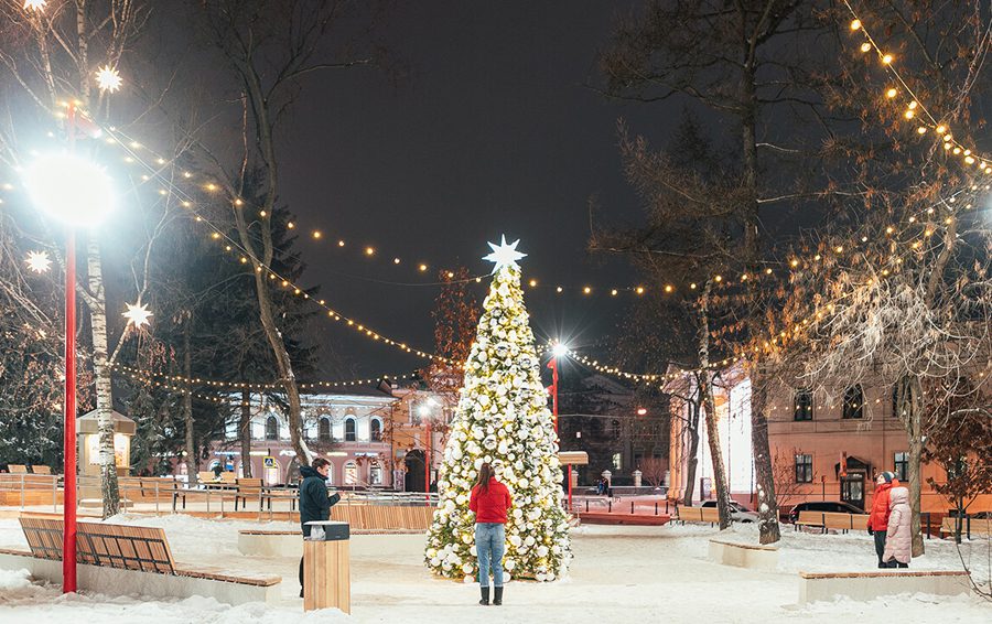 Новый год в Нижнем Новгороде ярмарки, концерты, кафе
